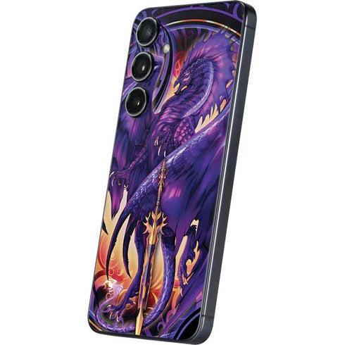 Dragonblade Netherblade Purple by Ruth Thompson Galaxy S25 Skin